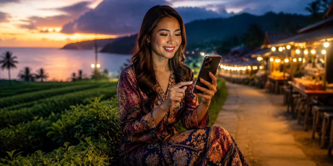 Pengguna Malaysia menggunakan peranti mudah alih untuk akses platform pertaruhan